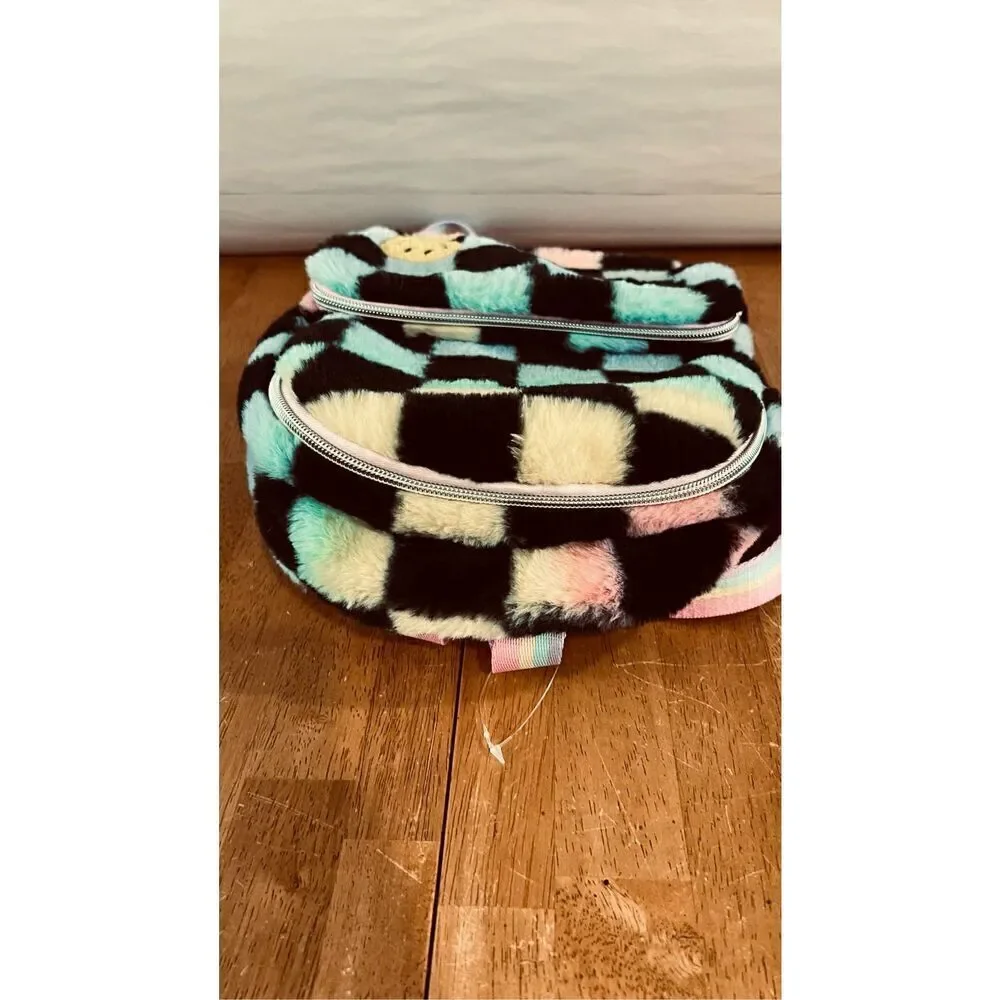 EMOJI FLEECE SOFT BACKPACK BAG MINI